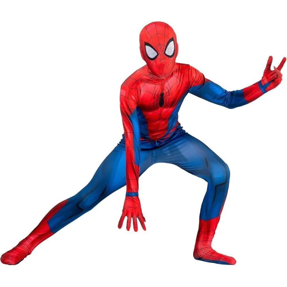 Marvel Spider-Man Official Youth Deluxe Two-Way Stretch Spandex Zentai Costume
